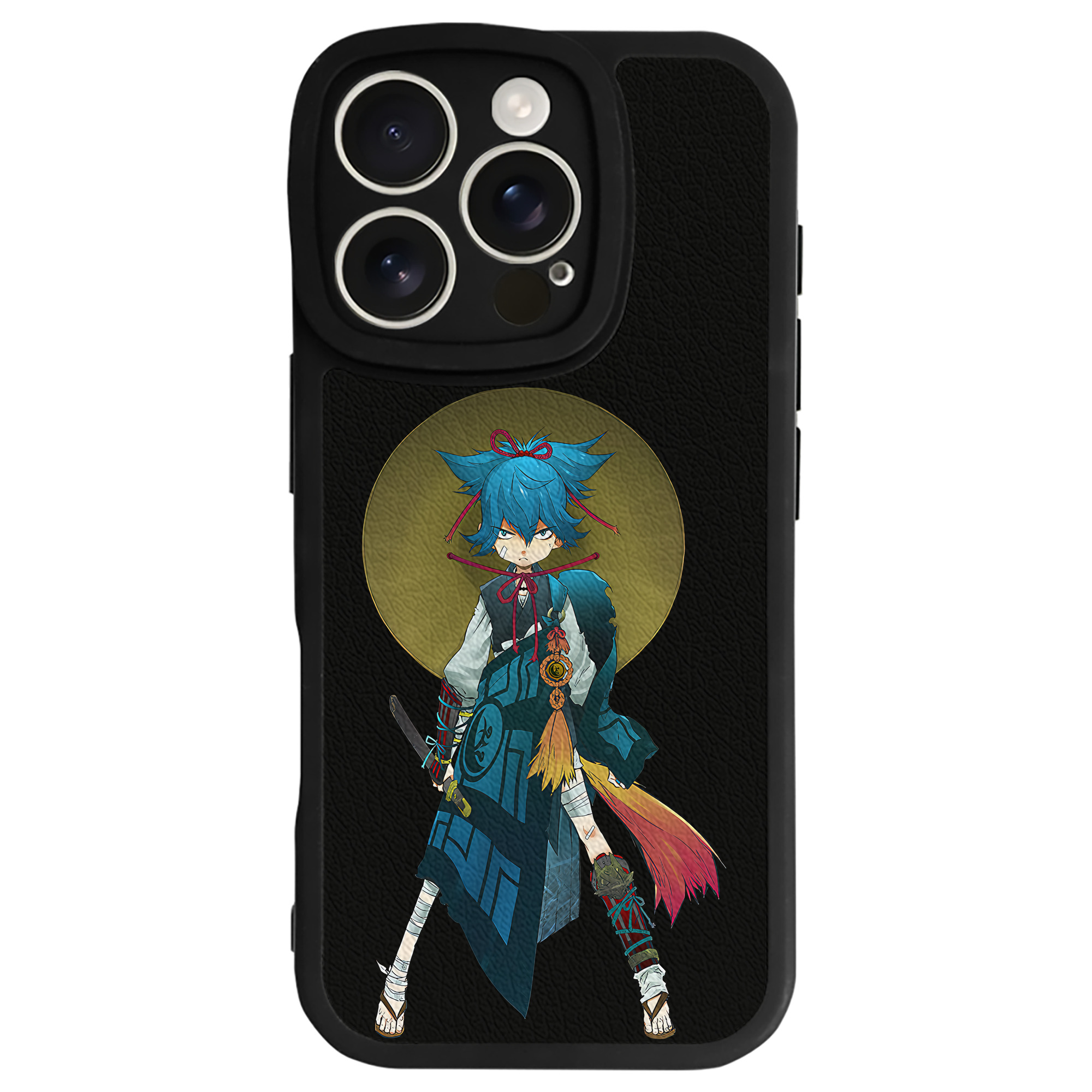 （画像用） 刀剣乱舞 Touken Ranbu 【iPhone 16シリーズ対応】シリコンスマホケース（レザー調） 材質：シリコン